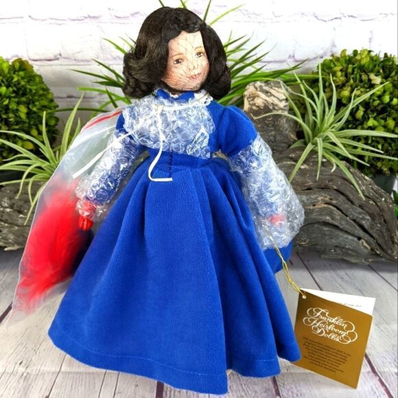 NWT Franklin Mint Heirloom Bonnie Blue Butler Gone With The Wind Porcela… - Picture 1 of 14